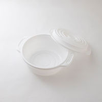 弁当容器 copotte丸鍋 大 ホワイト 00700434 1ケース(450個(50個×9))（直送品）