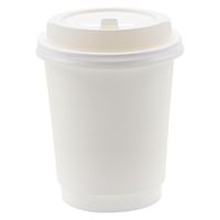 モデリーノ 紙コップ 断熱二重ホワイト紙コップ8-80 00757301 1ケース(500個(25個×20))（直送品）