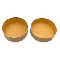 山田曲物 弁当容器 90φ×33H 特司紙製 00768189 1ケース(390個)（直送品）