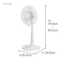 ゼピール メカ式リビング扇風機 ZFL-A1EB(W) 1台