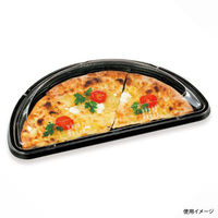 シーピー化成 惣菜容器 BFコモプレ内32ハーフ 黒 本体 0147832020525 1ケース(300個(20個×15))（直送品）