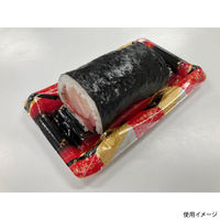 シーピー化成 刺身容器 SF鮨板13 菱紋赤本体 0277613008155 1ケース(1500個(50個×30))（直送品）