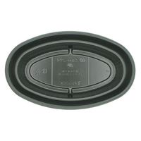 シーピー化成 カレー容器 CBH-214 黒本体 0A20214000525 1袋(50個)（直送品）