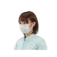 川西工業 使い捨てマスク 7032 三層式マスクホワイト 50枚入 653194 1袋（直送品）