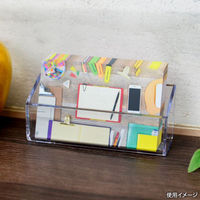 クルーズ アクリル什器 カタログケース名刺立てフラット(横置)CR70703 CR70703 1ケース(72個)（直送品）