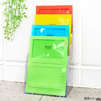 クルーズ アクリル什器 カタログケース A4・4段 CR77401 1ケース(6個)（直送品）