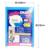 クルーズ 筆記具 ハンギングファイル ブルー 5枚入 H6527-CRE06 1ケース(50個)（直送品）