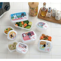 カクセー リサとガスパール レンジ容器 3点セット LG21 1セット（直送品）