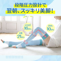 数量限定 SLIM WALK（スリムウォーク） 美脚ロング 夏限定クール ペールブルー ML ピップ