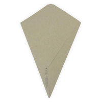 旭創業 テイクアウト容器 クラフトコーン 大 ディップコーナー付 00752574 1ケース(500個(50個×10))（直送品）