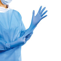 サラヤ ニトリルグローブ ソフトフィット M ブルー 粉無手袋 医療病院 50990 1箱(1個(250枚入)x10)（直送品）