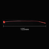クルーズ カラーアンビタッチ135mm1000本 AT-5-RE 赤 1ケース(50個)（直送品）