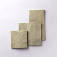 溝端紙工印刷 8ツ折ナフキン LUC-28 カラー2プライナプキン8折 オリーブ 10 1ケース(2000個(50個×40))（直送品）