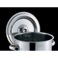 赤川器物製作所 AG18-8 目盛付寸胴鍋 45cm(手付) 11345 1点（直送品）