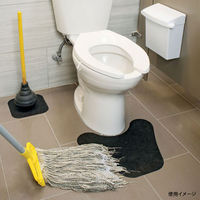 エー・エム・プロダクツ 厨房用資材 ピググリッピートイレマット 6枚 GRP7003-BK 1点（直送品）