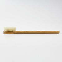 無印良品 竹材シャワーブラシ Ｌ 全長約３６．５ｃｍ 良品計画