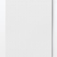 無印良品 短冊型メモ ドット方眼 ４０枚 約８２×１８５ｍｍ 1セット（1冊×2） 良品計画