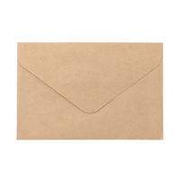 無印良品 クラフト封筒 横型 カードサイズ ７０×１０５ｍｍ ２０枚 1セット（1個（20枚入）×3） 良品計画