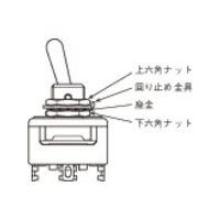 パナソニック Panasonic スナップスイッチ トグルスイッチ T206KーF カドミフリーヒン WD1251F 1個 689-9641（直送品）