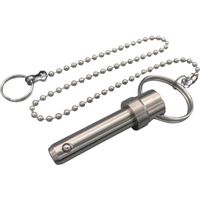 東京パーツセンター ラクテム ボールロックピン 脱落防止チェーン付 φ10ー10 LPSSC10-10 1個 689-3473（直送品）