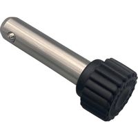 東京パーツセンター ラクテム ボールロックピン ショートノブタイプ φ10ー50 LPSSN10-50 1個 689-3529（直送品）