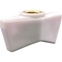 東京パーツセンター ラクテム ナイロン蝶ナット 白 M8 BNNW8 1個 679-9766（直送品）