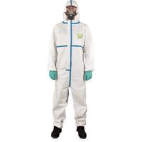 川本産業 カワモト 化学防護服K3000 Lサイズ 038-100081-00 1セット(50着) 681-4599（直送品）