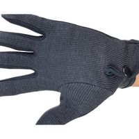 ウインセス WINCESS 礼装用手袋 黒 綿 ホック 滑り止め付き L (12双入) 5001H-BK-L-12P 1袋(12双)（直送品）