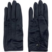 ウインセス WINCESS 礼装用手袋 黒 ナイロン ホック付き LL (12双入) 3005-BK-LL-12P 1袋(12双)（直送品）