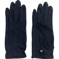 ウインセス WINCESS 礼装用手袋 黒 綿 ホック付き LL (12双入) 1005-BK-LL-12P 1袋(12双)（直送品）