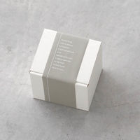 ヘッズ 無地オフホワイトギフトボックス-5 外寸：W123×D105×H115mm MOW-GB5 1袋（10枚入）