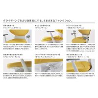 【組立設置込】コクヨ イング バーチカル 背クッション 可動肘 フローリング用 ダークグレージュ CR-G3213E6G4M6-VN 1脚（直送品）