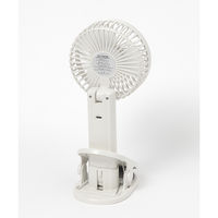 2WAYクリップファン アイボリー LAKOLE/ラコレ