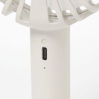 2WAYスタンド付きBIGハンディファン アイボリー LAKOLE/ラコレ