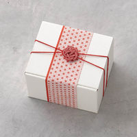 ヘッズ 無地オフホワイトギフトボックス-4 外寸：W163×D140×H110mm MOW-GB4 1セット（1袋（10枚入）×5）