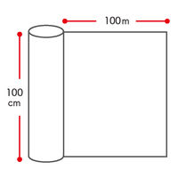 イトマン 防水ロールシーツ100cm×100m 80050003 1本