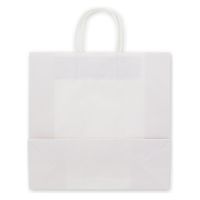 シモジマ 手提げ紙袋 25チャームバッグ 3才 E 晒白無地 003240210 1袋(50枚)