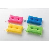 キッチンスポンジ 落ちますポンジ 大 抗菌 ピンク 日本製 1セット（1個×5）丸善化工