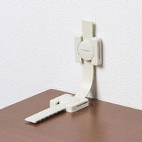 サンワサプライ 耐震ストッパーロング（4本入り） QL-60N 1セット（4本入り）（わけあり品）