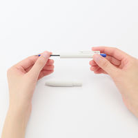 無印良品 替芯 書き味なめらかな油性ボールペン ０．７ｍｍ 青 1セット（1本×4） 良品計画