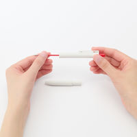 無印良品 替芯 書き味なめらかな油性ボールペン ０．７ｍｍ 赤 1セット（1本×4） 良品計画