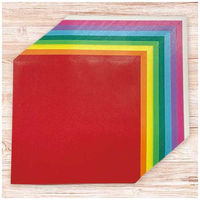 クラサワ 暮らしを飾るひかりとり紙 15cm 9色各20枚 P0202-AC 1セット(2冊)（直送品）