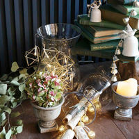 ダルトン 花瓶 ガラスベースE コンストリクション L 直径16.5×高さ30.5cm 414191 1個（直送品）