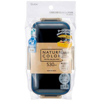 スケーター 弁当箱 抗菌ふわっと弁当箱 1段 530ml オーシャンブルー 426141 1個（直送品）