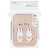 スケーター お弁当箱 食洗機対応タイトウェア miffy23 1段 430ml 434986 1個（直送品）