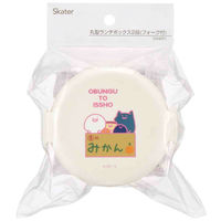 スケーター お弁当箱 抗菌丸型ランチBOX 2段 500ml キャラクター お文具といっしょ 435893 1個（直送品）