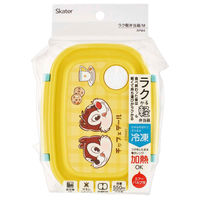 スケーター お弁当箱 ラク軽弁当箱M 1段 550ml 喫茶レトロシリーズ 喫茶レトロチップデール 437484 1個（直送品）