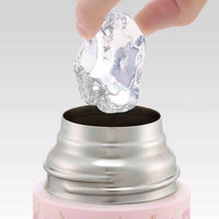 スケーター 水筒 360ml 超軽量ワンプッシュステンマグ KTフラワーリース 445928 1個（直送品）