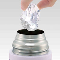 スケーター 水筒 360ml 超軽量ワンプッシュステンマグ KUフラワーリース 445932 1個（直送品）