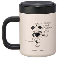 スケーター マグカップ フタ付き インナーカップ 330ml キャラクター ステンレス ミッキーマウス 460205 1個（直送品）